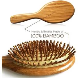 1 Pc Wood Comb Healthy Paddle Cushion Hair Loss Massage Brush