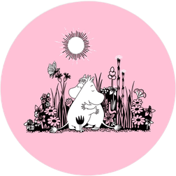 Opto Design Moomin Hug 21 cm Rosa Ø21 Grytunderlägg