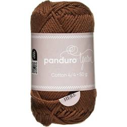Panduro Garn Cotton 4/4 50 g Brun