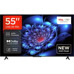 TCL 55 Inch 55P6K Smart 4K UHD HDR DLED TV
