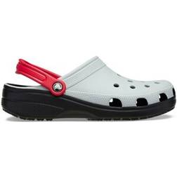 Crocs Classic Retro Sport Clogs - Grey/Red