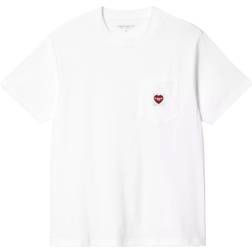 Carhartt WIP Pocket Heart T-Shirt - White