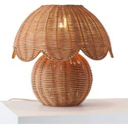 John Lewis Tisse Woven Rattan Natural Table Lamp