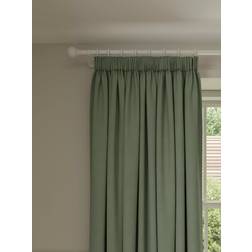 John Lewis Pure Cotton Pair Lined Pencil Pleat Curtains