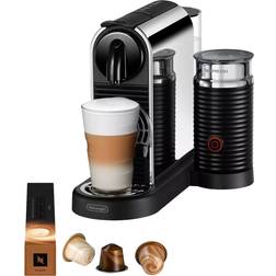 Nespresso CitiZ Platinum Coffee Pod Machine with Aeroccino Milk Frother