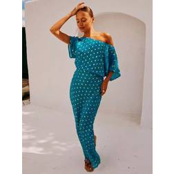 Never Fully Dressed Women's Jacquard Tilly Dress - Blue