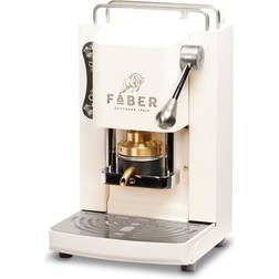 Faber Pro Mini Deluxe ESE Pad Espressomaskine Ren hvid krom