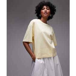 & Other Stories Ljusgul T-shirt Med Boxig Oversize Passform