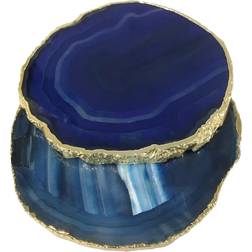 Culinary Concepts Blue Agate Set of 2 Coaster