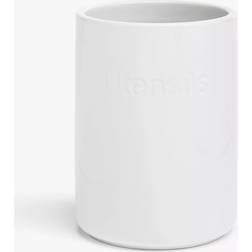John Lewis Ceramic Jar White Utensil Holder