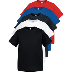 Shein Young Boy pcs Creative Solid TShirt Casual Lightweight Comfy Short Sleeve Crew Neck Tee Kids Clothings For Summer