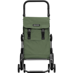 Playmarket Go Plus Premium Shopping Trolley - Olive