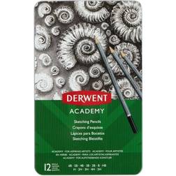 Derwent Sketching Academy Pencils 12-pack