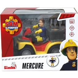Simba Fireman Sam Vehicle Quad Bike Mercury with Character Sam