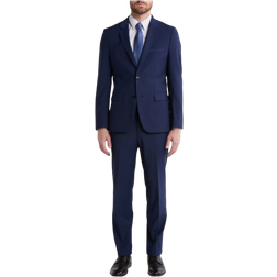 HUGO BOSS Men Modern Fit Wool Blend Suit - Medium Blue