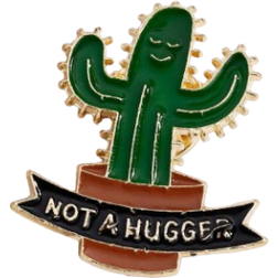 Shein 1pc Enamel Cactus Shaped Brooch With Zinc Allloy, Cute Brooch For Diy Decoration, It Can Be Gift For Friends, Festival Or Party