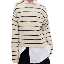 H&M Jente Boxy Genser - Beige