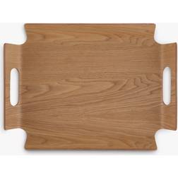 John Lewis Handled Frame Wood 40 cm Natural Serving Tray