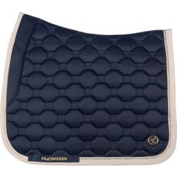 PS of Sweden Vintage Monogram Dressage Saddle Pad - Navy