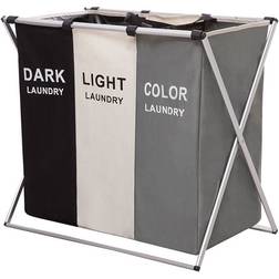 Living and Home Bathroom Laundry Basket Large Detachable Dirty Clothes Organizer