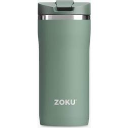 Zoku Stainless Steel Green Travel Mug