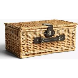John Lewis Empty Wicker Picnic 15L Natural Basket