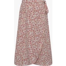 A-View Peony Wrap Skirt - Rose/Pink
