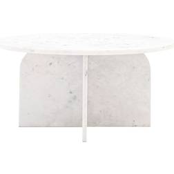 Gallery Amina Marble White Coffee Table