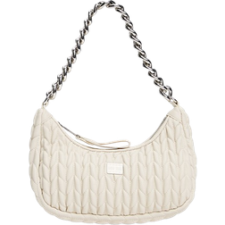 Tommy Hilfiger Iconic Quilted Shoulder Bag - Creme