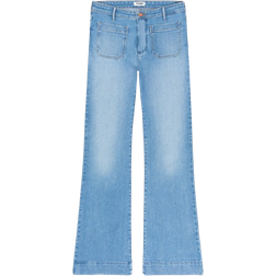 Wrangler Jeans Flare Frau - Bleu