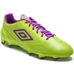 Umbro Velocita 2 Premier HG - Lime Green/Purple Cactus