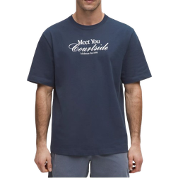 Lululemon Heavyweight Cotton Jersey T-Shirt Tennis Club - Blue
