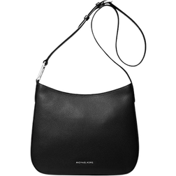 Michael Kors Kensington Large Pebbled Leather Crossbody Bag - Black