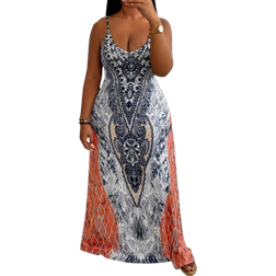 Shein Digital Printed Plus Cami Dress