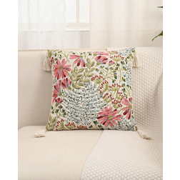 Shein Lendenkissen mit Weizenähren Jacquardmuster 1 Stück Kissenbezug Mehrfarbig (45x45cm)