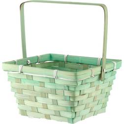 Easter Square - Green Basket 18cm