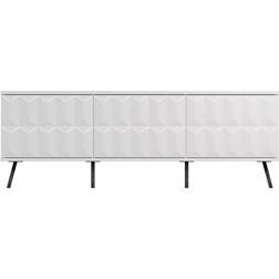 Dunelm Elevate Unit White TV Bench 151x52cm