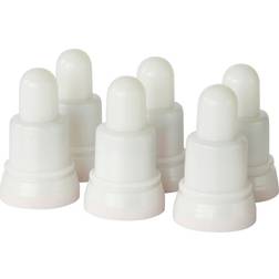 Duni Laddningsbara Varmvit 70x40mm Set of 6 LED-ljus 7cm 6st