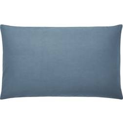 Dunelm Pure Cotton Box Pillowcase Pillow Case Blue (72x46cm)