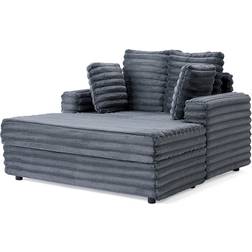 Mercer41 Bahi Upholstered Chaise Sofa 53" 2 Seater