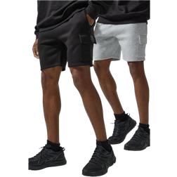 boohooMAN Man Active Pack Regular Fit 5inch Cargo Shorts Multi