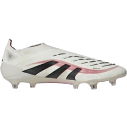 adidas Predator Elite Firm Ground Støvler - Off White/Core Black/Pure Ruby