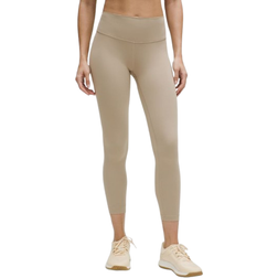 Lululemon Wunder Train Crop with High Waist - Sheer Oak