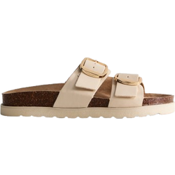 New Look Double Strap Sandal With Buckles - Off White