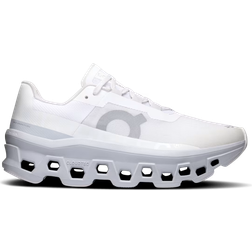 On Cloudmonster Shoes - White/Glacier