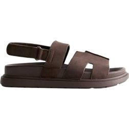 New Look Slingback Cross Strap Sandal - Brown