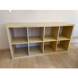 IKEA Kallax 8 Regalböden Rechteckig Eiche Regalsystem