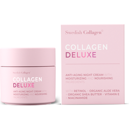 Swedish Collagen Retinol Night Cream Hydrated Glowing Skin Treatment 50ml