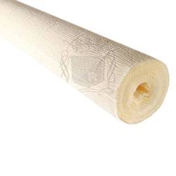 Cartotecnica Rossi Kräppapper 603 Ljus Ivory 180 g Rulle 50 x 250 cm Vit