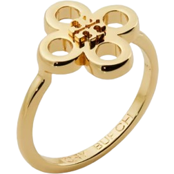 Tory Burch Kira Clover Ring Gold